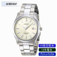 【送料無料】AUREOLE オレオール 腕時計 SW-409M-3