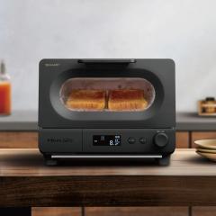 �V���[�v �E�H�[�^�[�I�[�u���g�[�X�^�[ �w���V�I �g�[�X�^�[ AX-WT1-B �u���b�N SHARP �ߔM�����C �g�[�X�g �t�����X�p�� �N�����b�T�� 