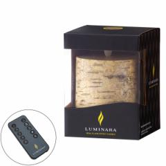 ルミナラ LEDキャンドル ルミナラバーチピラー 3.5×4 リモコンセット B03170010-R-SET アイボリー カメヤマ株式会社 LUMINARA