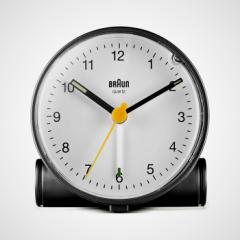 【送料無料】ブラウン クロック 目覚まし時計 Classic Alarm Clock BC01BW アナログ クラシックアラームクロック BRAUN