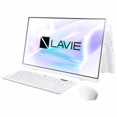 NEC デスクトップパソコン 23.8型 LAVIE A23 A2335/CAW PC-A2335CAW ファインホワイト Core i3 メモリ8GB SSD512GB 2021年秋冬モデル