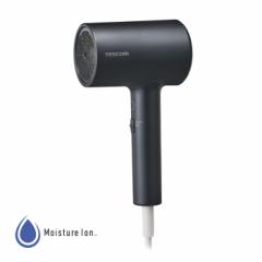 テスコム ドライヤー モイスチャーイオン ヘアドライヤー TDX300A-K ブラック 速乾 大風量 マイナスイオン うるおい コンパクト
