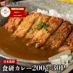 食研カレー 200g×30袋 30人前 中辛 箱売り業務用販売 湯煎 日本食研 惣菜 常温便 送料無料 レストラン仕様 レトルト 非常食 長期保存 食