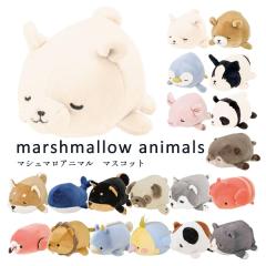 アニマル マスコット 4点　セット 昭和　品 359-marshm.jpg