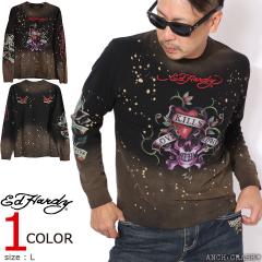L�T�C�Y�̂݃��X�g1�_�����Ă����i�I�݌Ɍ���Z�[�� SALE 30%off Ed Hardy �G�h�n�[�f�B�[ RIB�t������TEE (EDH-2402)�y���������z����T