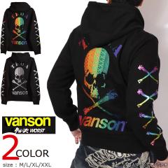 VANSON �N���[�Y WORST T.F.O.A ZIP�p�[�J�[ (CRV-2601) �y���������z�o���\�� CROWS ���[�X�g �h�J ���v�����g
