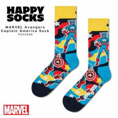 happy socks nbs[\bNX Mtg MARVEL Avengers Captain America Sock }[x AxW[Y LveEAJ P003586 C