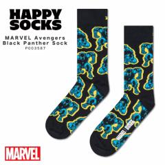 happy socks nbs[\bNX Mtg MARVEL Avengers Black Panther Sock }[x AxW[Y ubNpT[ P003587 C 