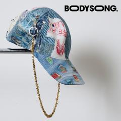 TROMPE LOEIL DENIM CAP JUV BS259701 uh BODYSONG. {fB\O Lbv fB[X Y [ Xq JWA  