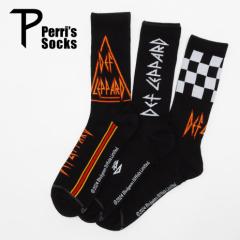 Perris Socks ؃[Y\bNX DEF LEPPARD 3PAIR ASSORTED CREW ftp[h C Y uh 3Zbg 3g \bNX S
