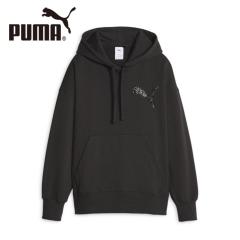 PUMA EBYI[o[TCYt[fB[ SWAROVSKI CRYSTALS HOODIE p[J[ fB[X h[R[h  ubN  傫 BIG 