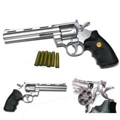コルト パイソン 6in .357mag シルバー COLT PYTHON HOP-UP エアガン