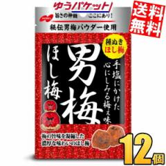 ゆうパケット送料無料  ノーベル 男梅ほし梅 20g×12袋(6袋×2ボール) 干し梅 うめ