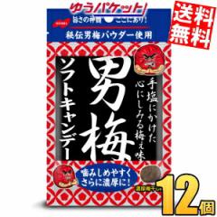 ゆうパケット送料無料  ノーベル 男梅ソフトキャンデー 35g×12袋(6袋×2ボール) うめ ソフトキャンディー