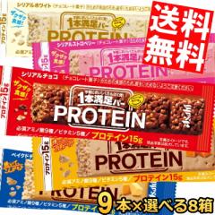 アサヒフード 1本満足バー プロテインシリーズ 選べる72本(9本×8箱) Pontaパス 一本満足バー 1本満足バー チョコ ヨーグルト ストロベ