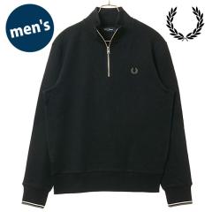 �t���b�h�y���[ FRED PERRY �����Y �n�[�t�W�b�v �X�E�F�b�g�V���c [M3574-W54 FW26] HALF ZIP SWEATSHIRT ���� �R�b�g�� ������� �J�W