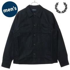 �t���b�h�y���[ FRED PERRY �����Y �u���b�V���h �c�C�� �I�[�o�[�V���c [M1723-184 FW26] BRUSHED TWILL OVERSHIRT �V���c�W���P�b�g ��