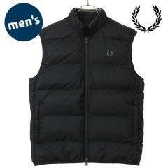�t���b�h�y���[ FRED PERRY �����Y �C���T���[�e�b�h�W�� [J8522-184 FW26] INSULATED GILET �i�C�����x�X�g �_�E���x�X�g�� �y�� �h�� 
