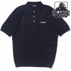 GNXg[W XLARGE Y GuC_[hS jbg|Vc [101242013010 SU24] EMBROIDERED LOGO KNIT POLO SHIRT x-larg