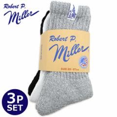 o[gs[~[ Robert P. Miller N[\bNX 3Zbg [312C/339C SS24] 3P Socks -crew- YEfB[X C ASiWhite/