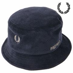 tbhy[ FRED PERRY ^IOfAufbh oPbgnbg [HW7678-608 SS24Q2] TOWELLING DUAL BRANDED BUCKET HAT 