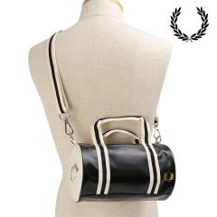 tbhy[ FRED PERRY NVbN~joobO [L9256-D57 SS25] 3L CLASSIC MINI BARREL BAG YEfB[X  nho