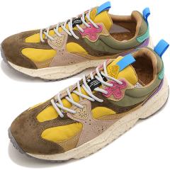 �t�����[�}�E���e�� Flower MOUNTAIN �X�j�[�J�[ �E�F�[�u�X [FM126007 FW25] WAVES �����Y �C �V���[�Y �t�F�X �A�E�g�h�A Ocher/Olive 