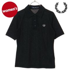 �t���b�h�y���[ FRED PERRY ���f�B�[�X �V�A�[���u�|���V���c [G2168-102 SS26] SHEER RIB POLO SHIRT �g�b�v�X ���� �u���b�N BLACK ��