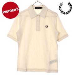 �t���b�h�y���[ FRED PERRY ���f�B�[�X �V�A�[���u�|���V���c [G2168-560 SS26] SHEER RIB POLO SHIRT �g�b�v�X ���� �z���C�g�n ECRU ��