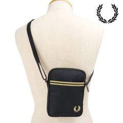 �t���b�h�y���[ FRED PERRY �e�B�b�v�h�e�[�v�X���[���T�C�h�o�b�O [L2809-102 SS26] 1L TIPPED TAPE SMALL SIDE BAG �����Y�E���f�B�[�X