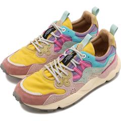 �t�����[�}�E���e�� Flower MOUNTAIN �X�j�[�J�[ ���f�B�[�X ���}�m�X���[ [FM63763 SS26] YAMANO3 �C �V���[�Y �}���`�J���[ Pink/Golde