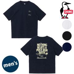 �`�����X CHUMS �����Y CD�|�X�g�����o�X�|�P�b�gT�V���c [CH01-2758 SS26] M CD Post-Run Bath Pocket T-Shirt �g�b�v�X ���� �I�[�o�[