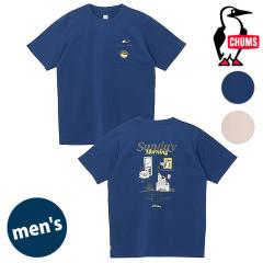 �`�����X CHUMS �����Y �h���C�T���f�[���[�j���O�|�P�b�gT�V���c [CH01-2761 SS26] M Dry Sunday Morning Pocket T-Shirt �g�b�v�X ����