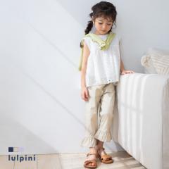 【ファッションクーポン配布中】 [lulpini] kids ヘムフレア カプリパンツ /子ども服 キッズ 100cm 110cm 120cm 130cm 春新作