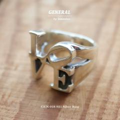 �W�F�l�����o�C�������e�B�[ GENERAL by lemontea �����O �W�F�l���� 925 �V���o�[ �����O ���u GENERAL 925 SILVER RING LOVE GEN018 19