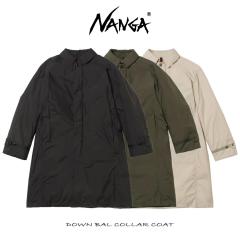 �i���K NANGA �_�E�� �o�� �J���[�R�[�g DOWN BAL COLLAR COAT  �u���b�N �J�[�L ���J ND2441-1C604-A