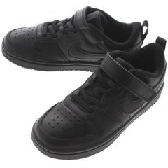 ��� �q�� �i�C�L NIKE �X�j�[�J�[ �R�[�g �o�[���E ���[ 2 PSV COURT BOROUGH LOW 2 PSV �u���b�N/�u���b�N/�u���b�N BQ5451 001