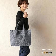 mieno [�~�G�m] �i�C�������b�V�� �g�[�g�o�b�O �|�[�`�t���i��j �҂ݍ��� �C���g���`���[�g ���b�V���g�[�g �傫���o�b�O �r�b�O�g�[�g