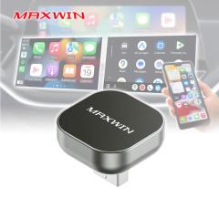 CXoCA_v^[ Carplay AndroidAuto USB WiFi fBXvCI[fBI MAXWIN DA-AD01 䂤pPbg3