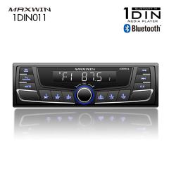 1DIN �J�[�I�[�f�B�I ���f�B�A�v���[���[  Bluetooth �ԍ� AUX USB ���W�I FM AM iPhone Android 1DIN011