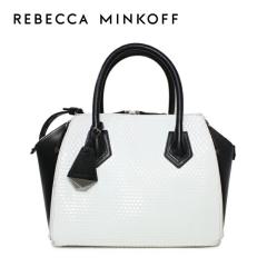 ���x�b�J�~���R�t �V�����_�[�o�b�O/�n���h�o�b�O REBECCAMINKOFF HS15FOLS16 004 �u���b�N/�z���C�g BLACK/WHITE MINI PERRY SATCHEL 2W