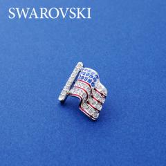 �X�����t�X�L�[ �u���[�` SWAROVSKI PIN GEAR TACK FLAG 992198 �N���X�^�� �K���X �W���G���[ �A�N�Z�T���[ ������ �񎟉� �p�[�e�B�[