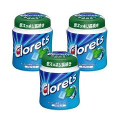クロレッツXP クリアミントボトル 粒(140g*3個セット)[ガム]の通販はau