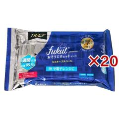 エルモア fukut premium おそうじシート セスキ+アルコール(20枚入×20セット)[キッチン用洗剤(シートタイプ)