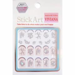 Decoration Nail Sticker viviana SAD-V08(1V[g)[lCA[g]
