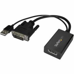 StarTech DVI2DP2 [DVI - DisplayPort ϊfBXvCA_v^ USBoXp[Ή 1920~1200]