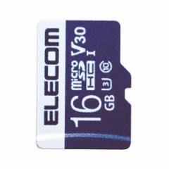 ELECOM MF-MS016GU13V3R MicroSDHCJ[h f[^T[rXt rfIXs[hNXΉ UHS-I U3 80MB s 16GB  [J[