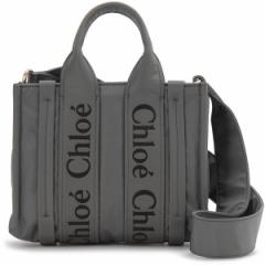 Chloe NG X[g[gobO O[ CHC23WS397 L41 066 WOODY SMALL TOTE & S ELEPHANT GREY ysAiz