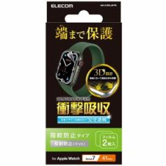 ELECOM AW-21BFLAFPR Apple Watch Series 7 41mm ՌztB ˖h~ hw