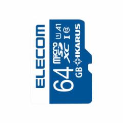 ELECOM MF-MS064GU11IKA [MicroSDXCJ[h 64GB] [J[